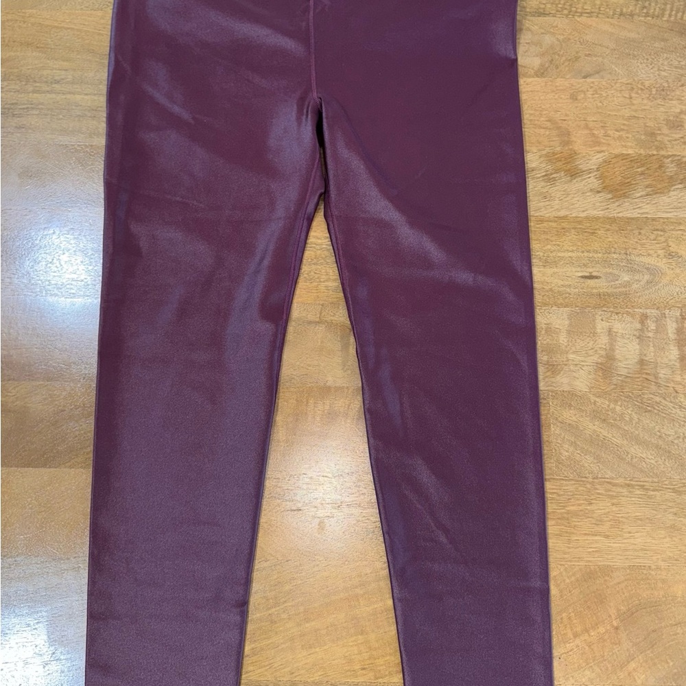 Noli Purple Leggings Slim Fit Structured